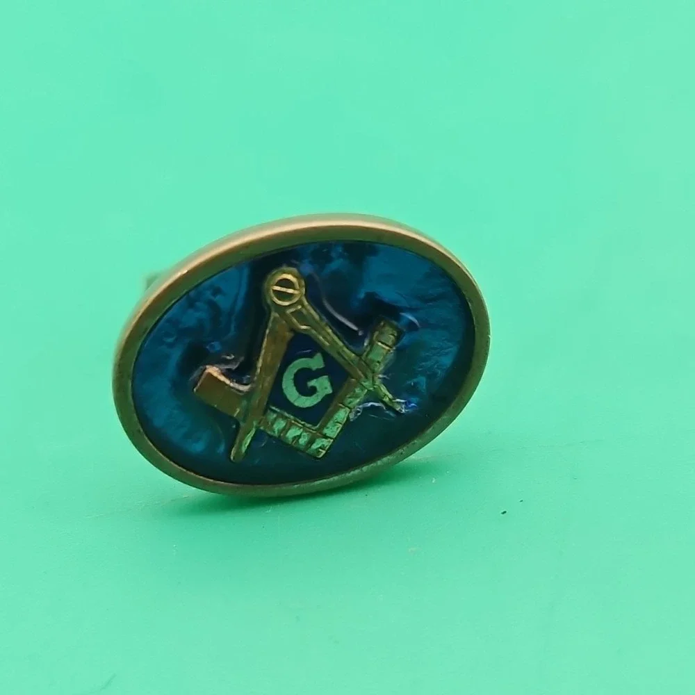Vintage Freemason‎ Collectibles Pin And Cufflink